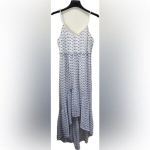 mi ami | High-Low Embroidered Eyelet Dress